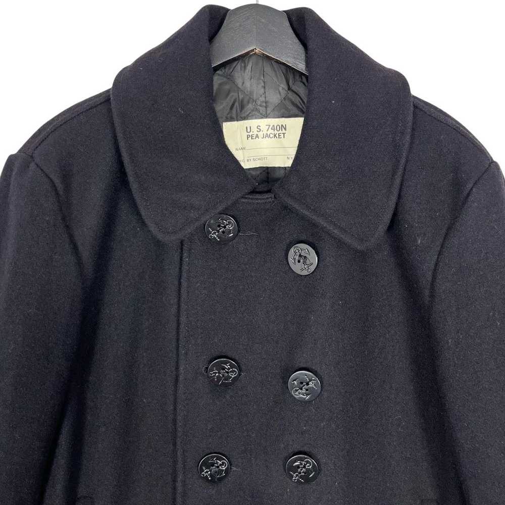 Schott MFG by Schott US740N Pea Jacket Coat - image 3