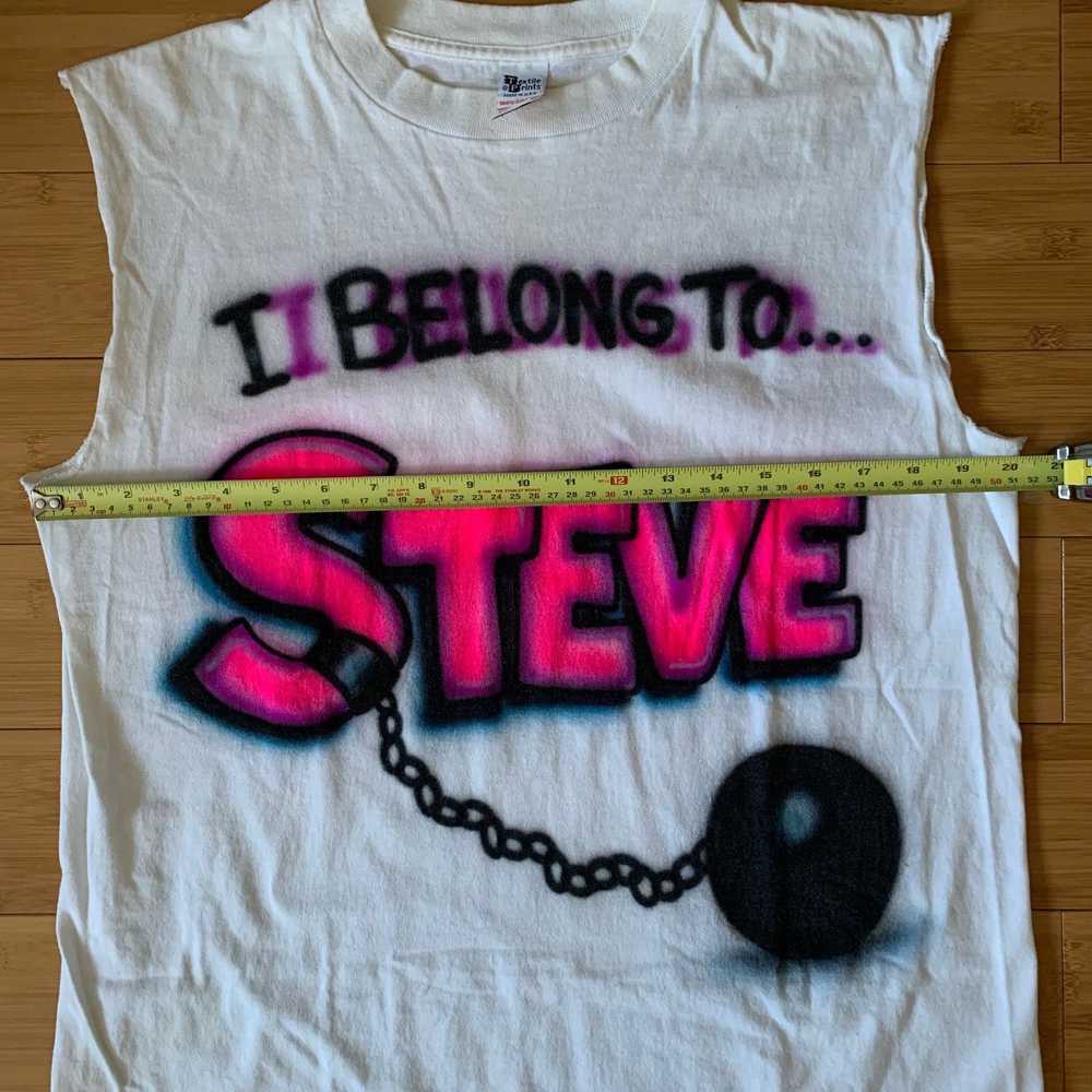 Tee Shirt × Vintage VTG 80s Airbrushed Graffiti C… - image 7