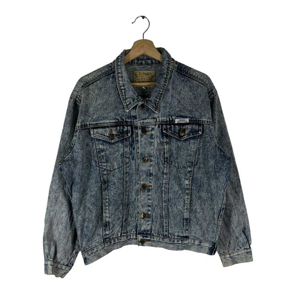 Denim Jacket × Japanese Brand VINTAGE TRUCKER DEN… - image 1