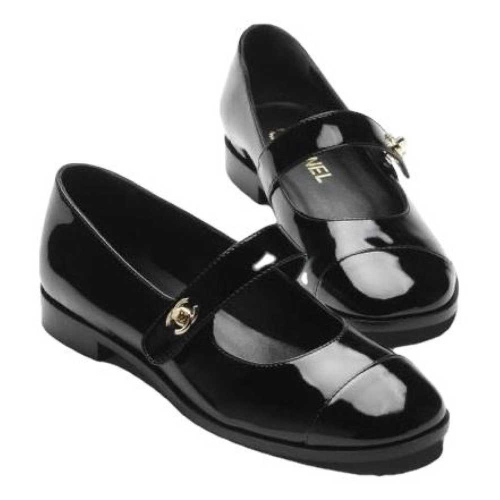 Chanel Mary Janes patent leather ballet flats - image 1