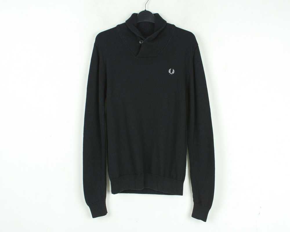 Fred Perry Merino Wool Cotton Jumper Pullover Swe… - image 1