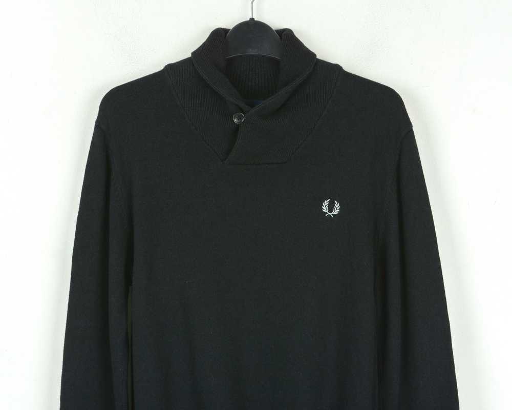 Fred Perry Merino Wool Cotton Jumper Pullover Swe… - image 5