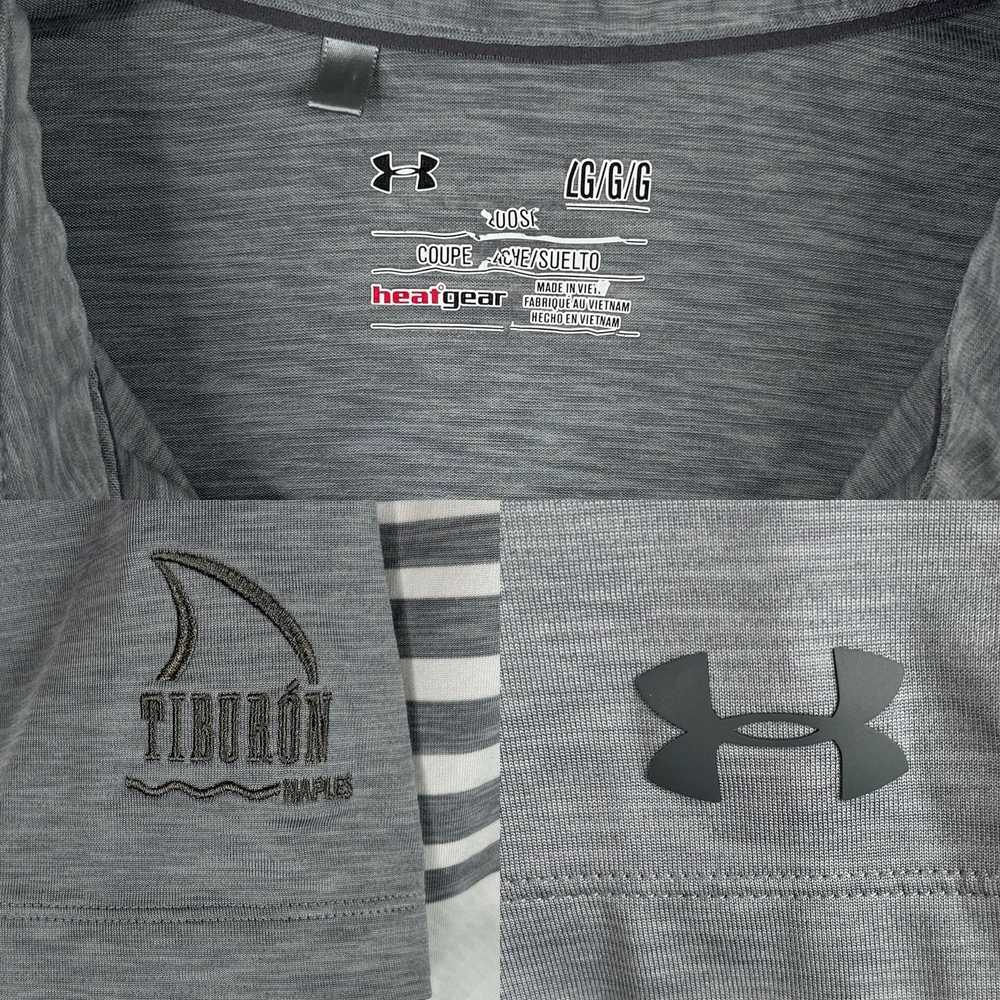 Under Armour Underarmor Loose Heatgear Polo Large… - image 7