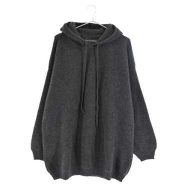 3man charcoal full cashmere hoodie medium - image 1