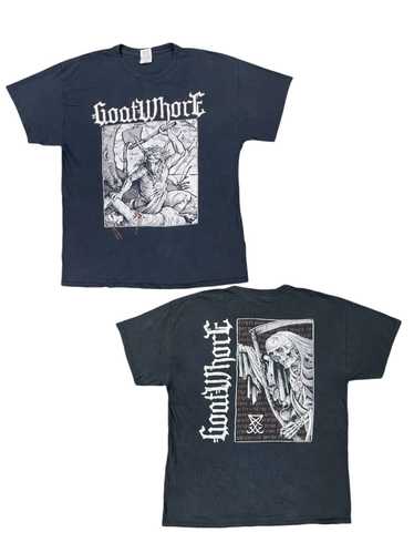 Rock T Shirt × Rock Tees × Tour Tee VTG GoatWhore 