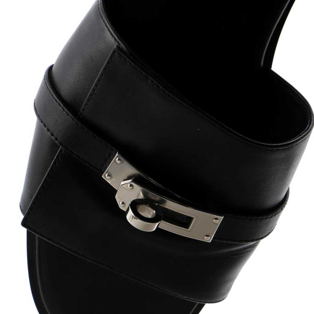 Hermès Leather sandal - image 5