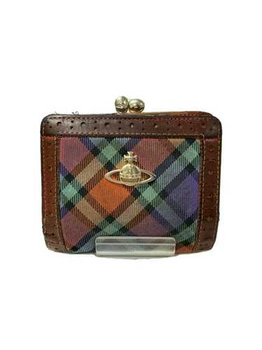 Vivienne Westwood Plaid Orb Leather Wallet - image 1