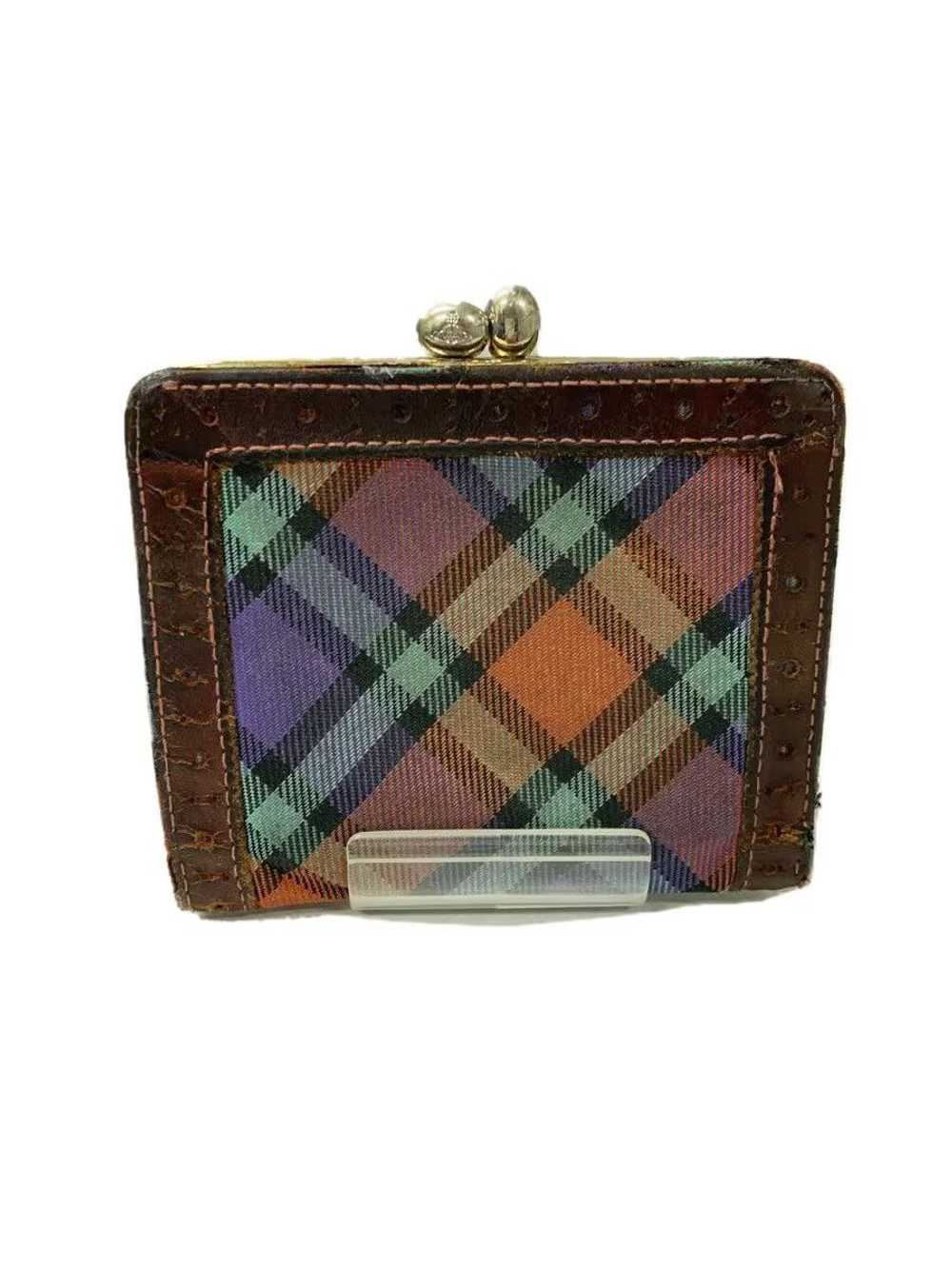 Vivienne Westwood Plaid Orb Leather Wallet - image 2