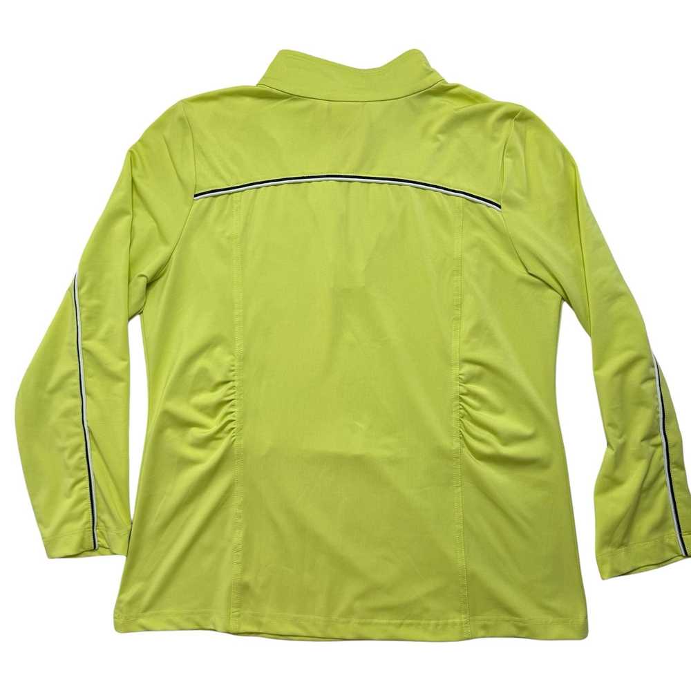 Chicos CHICOS ZENERGY GOLF Green 1/4 Zip Long Sle… - image 5