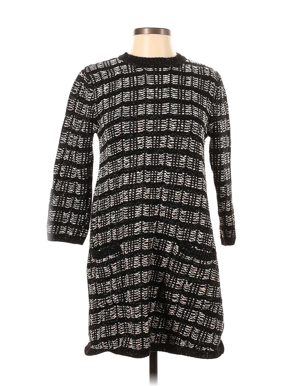 Zara Women Black Casual Dress M - image 1