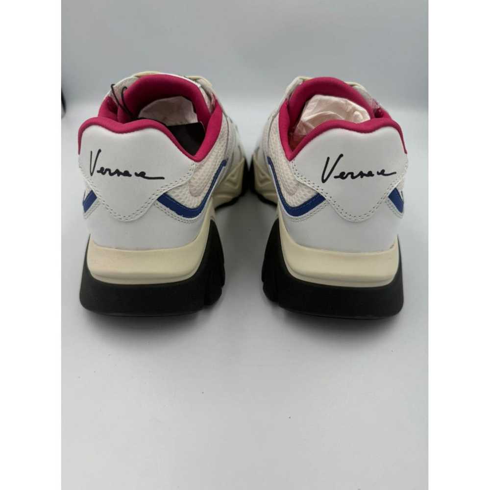 Versace Squalo leather trainers - image 2