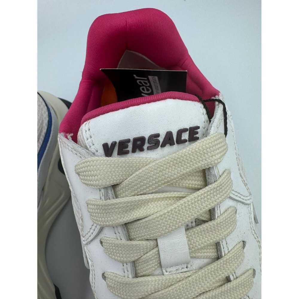 Versace Squalo leather trainers - image 4