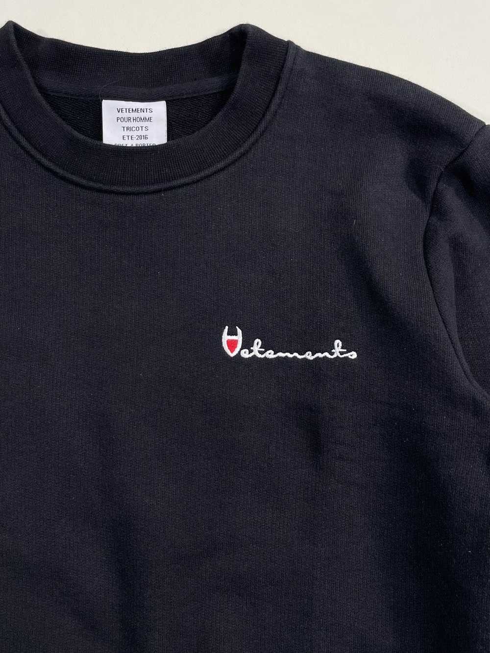 Vetements SS16 Champion Logo Sweatshirt - image 3