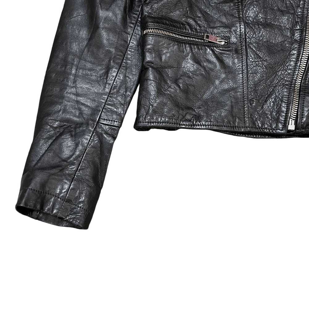 Diesel × Diesel Black Gold × Leather Jacket Vinta… - image 3