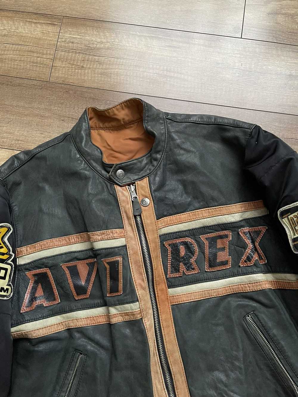 Avirex × Racing × Vintage Avirex Vintage Leather … - image 2