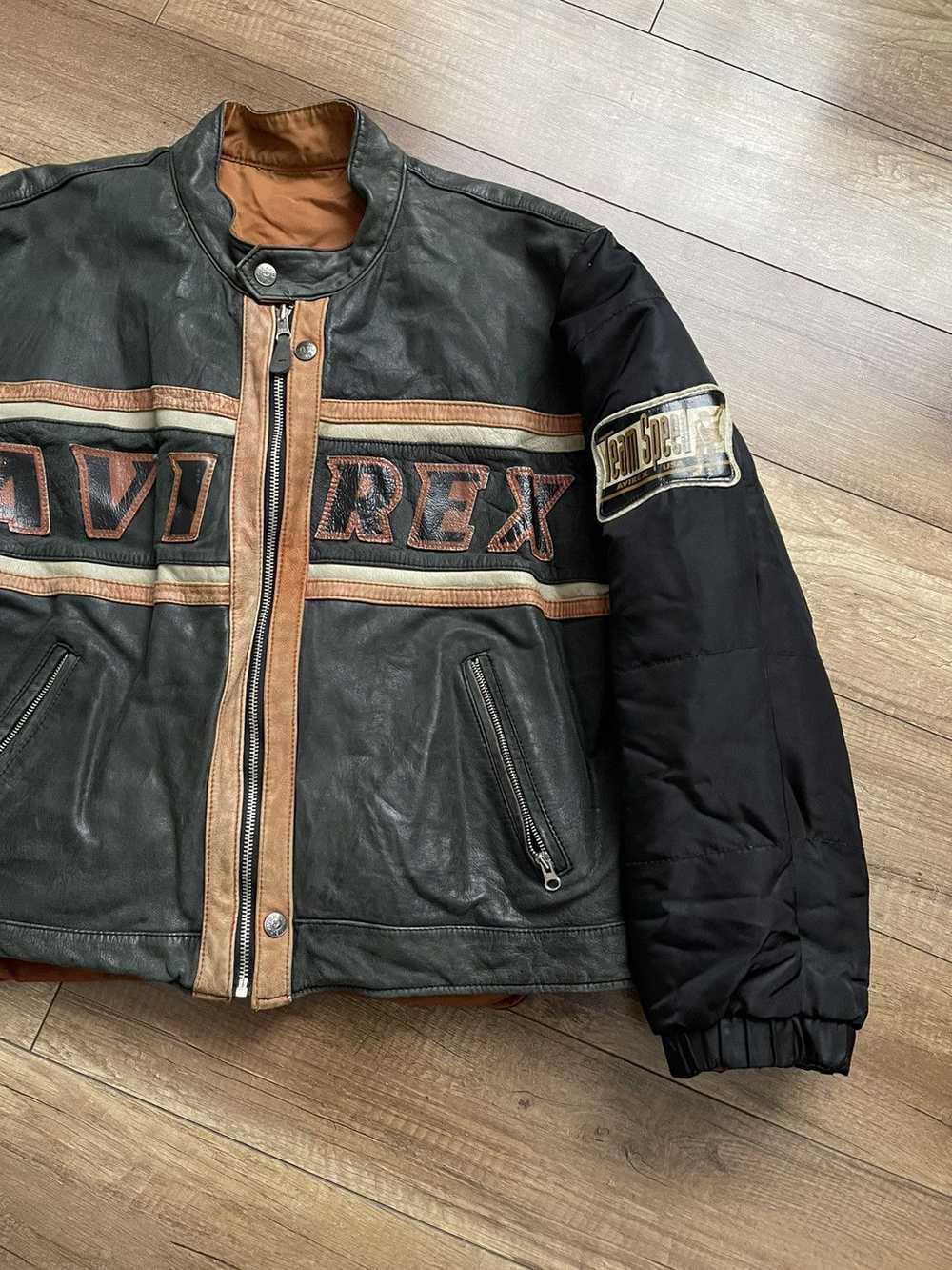 Avirex × Racing × Vintage Avirex Vintage Leather … - image 4