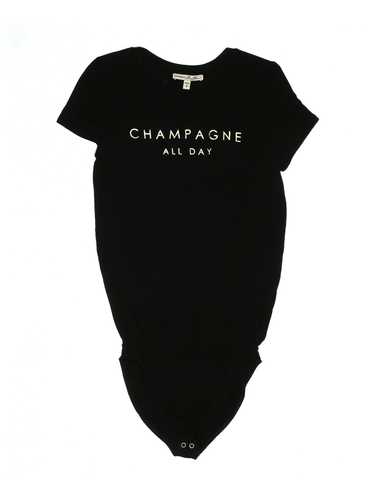 Express One Eleven Women Black Bodysuit S