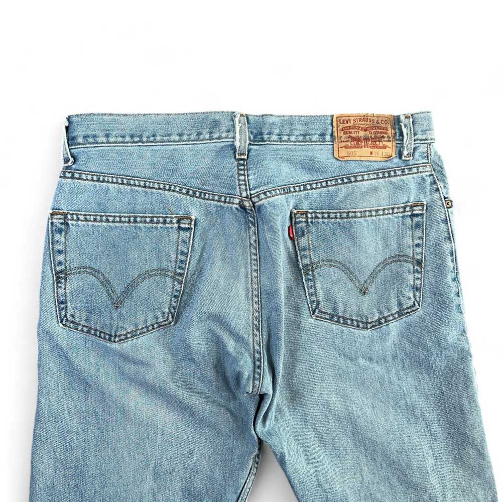 Levi's Levis Jeans Blue Regular Straight Light Wa… - image 5