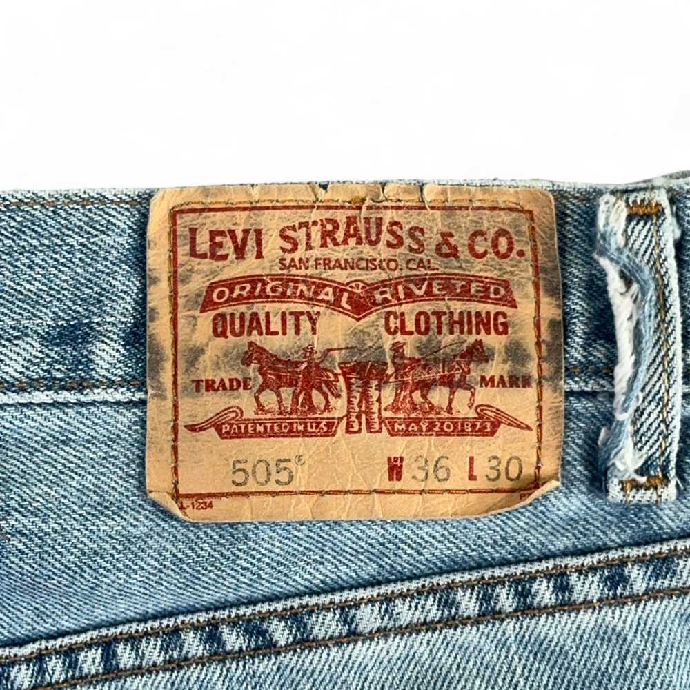 Levi's Levis Jeans Blue Regular Straight Light Wa… - image 7