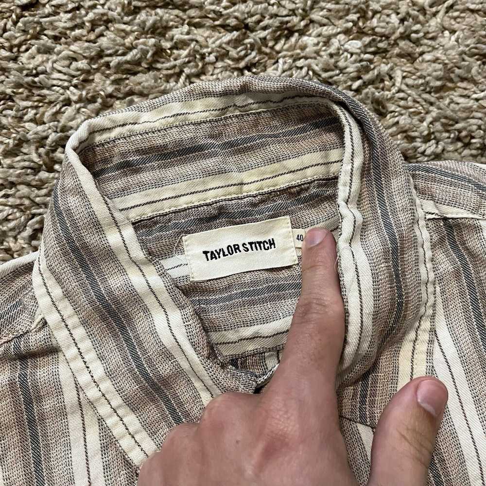 Streetwear × Taylor Stitch Linen Tencel Striped S… - image 3