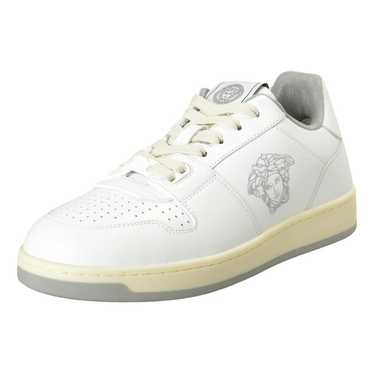 Versace Leather low trainers