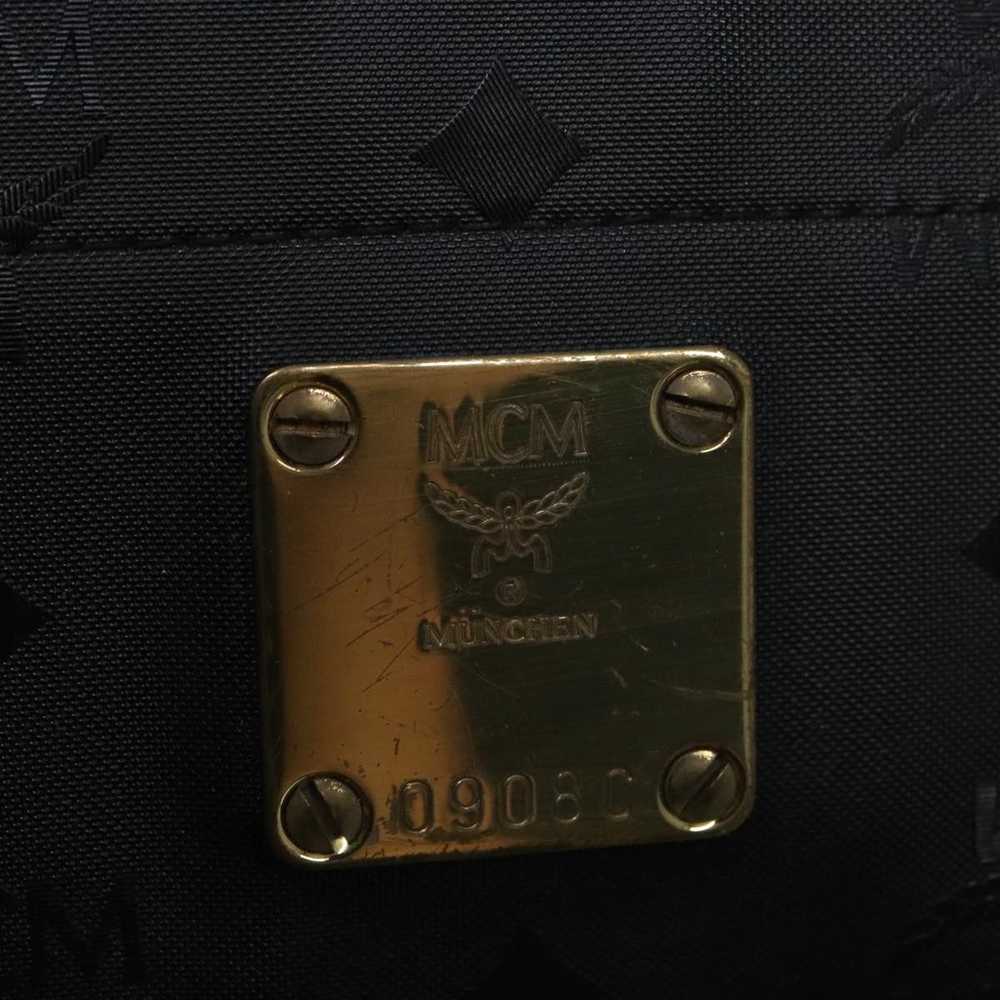 MCM MCM Vicetos Logogram Shoulder Bag PVC Black A… - image 12