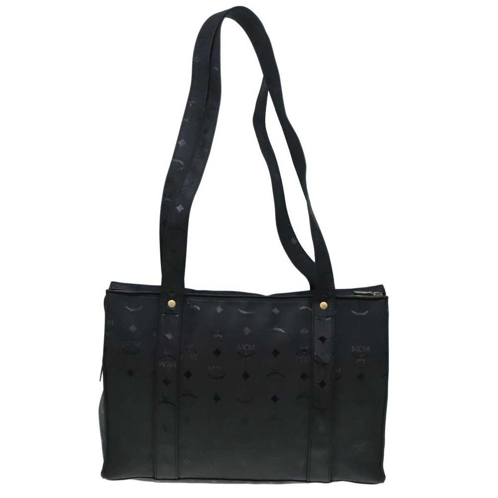 MCM MCM Vicetos Logogram Shoulder Bag PVC Black A… - image 2