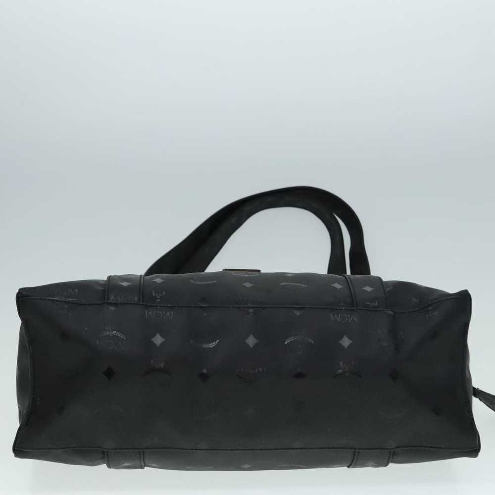 MCM MCM Vicetos Logogram Shoulder Bag PVC Black A… - image 5