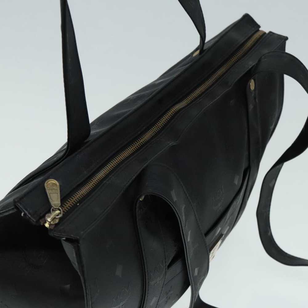 MCM MCM Vicetos Logogram Shoulder Bag PVC Black A… - image 6