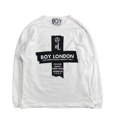 Rare!! Boy buy London Spellout Big Logo Punk Design Size Small