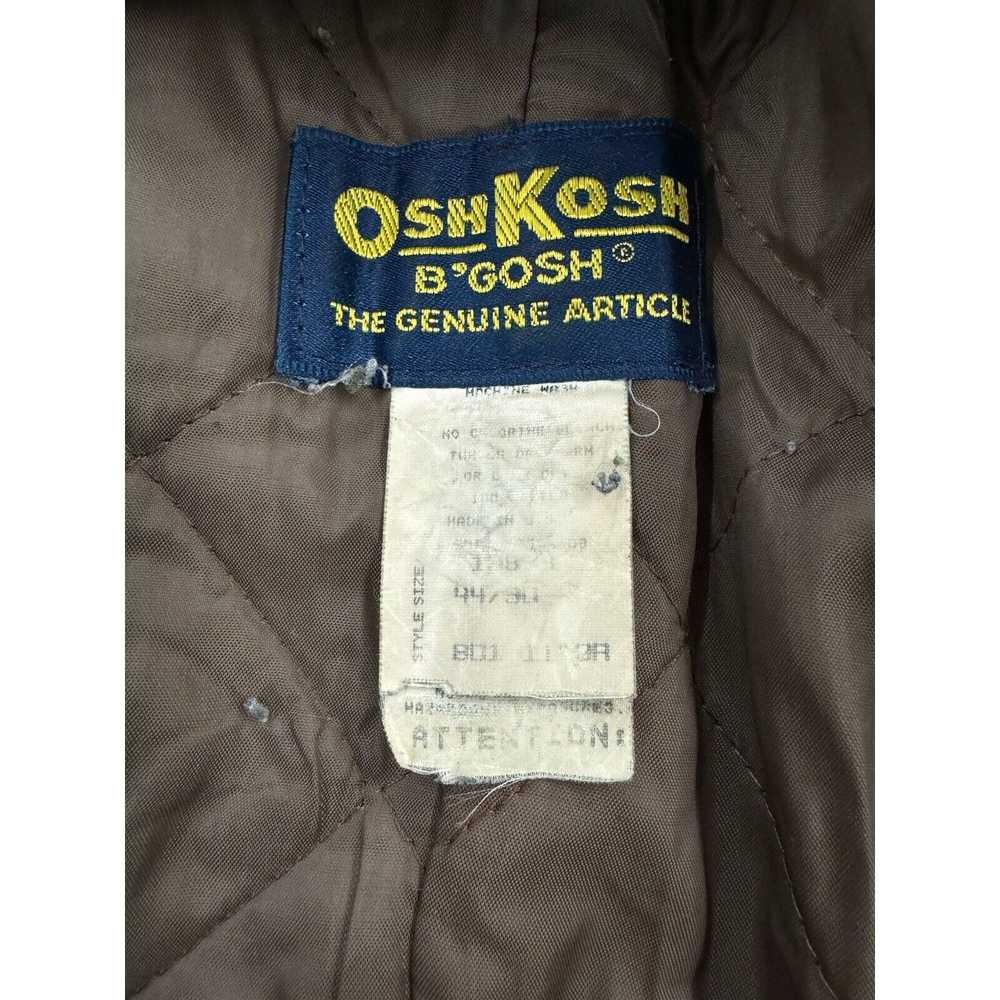 Oshkosh Vintage 60s Talon Oshkosh Bib Leather Dou… - image 2