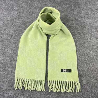 小物 issey miyake archive muffler Issey Miyake grey ombre scarf with wrinkled pleats — 1980's