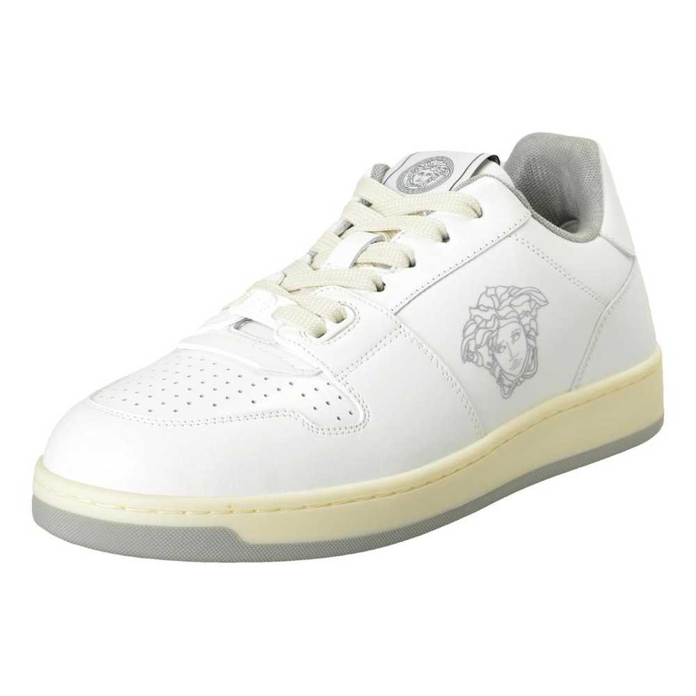 Versace Leather low trainers - image 1