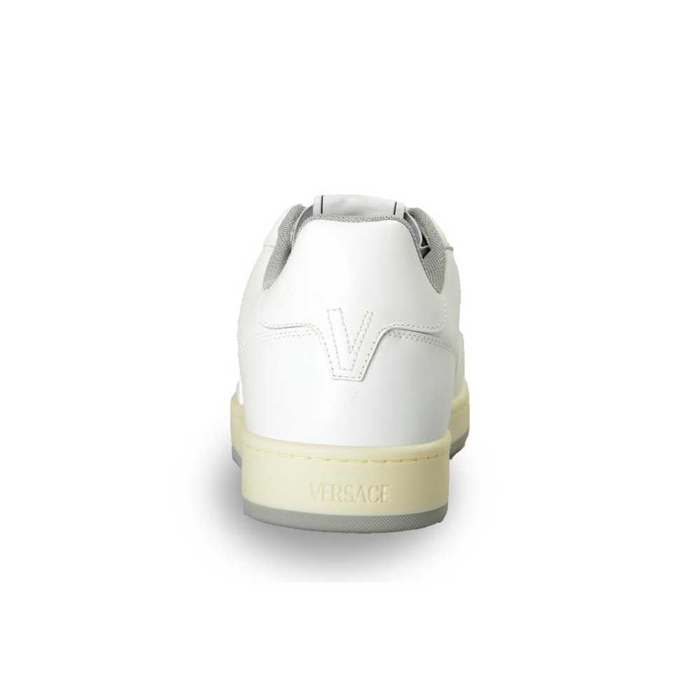 Versace Leather low trainers - image 2