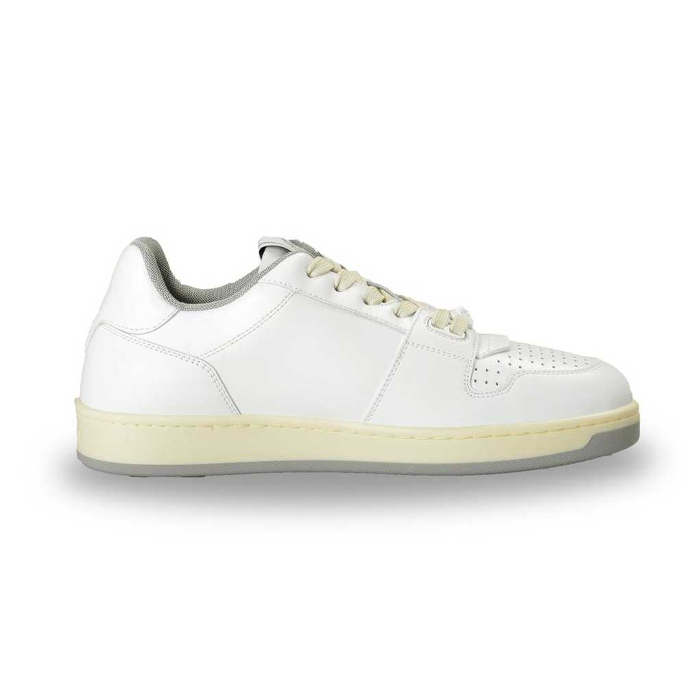 Versace Leather low trainers - image 5