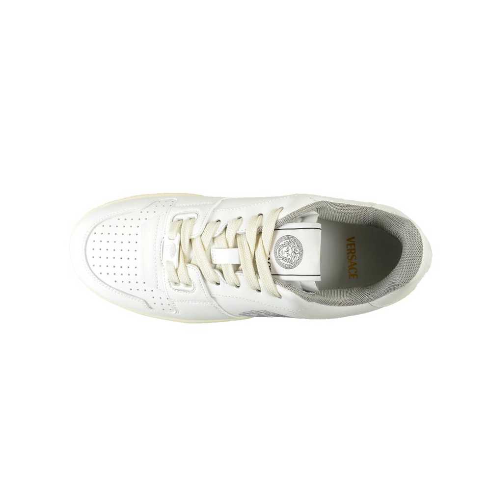 Versace Leather low trainers - image 7