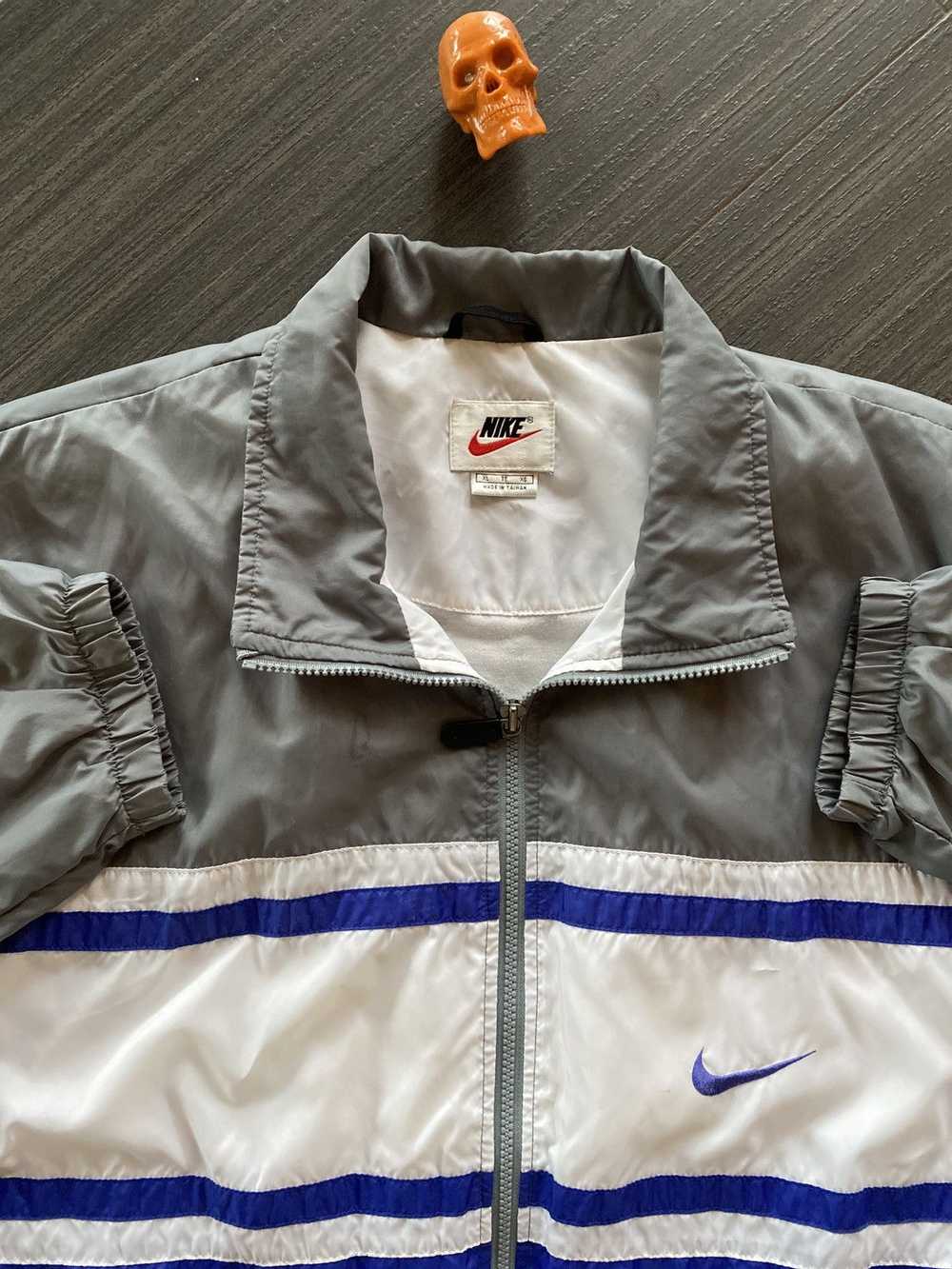 Nike × Vintage 90s Nike big logo windbreaker XL - image 2