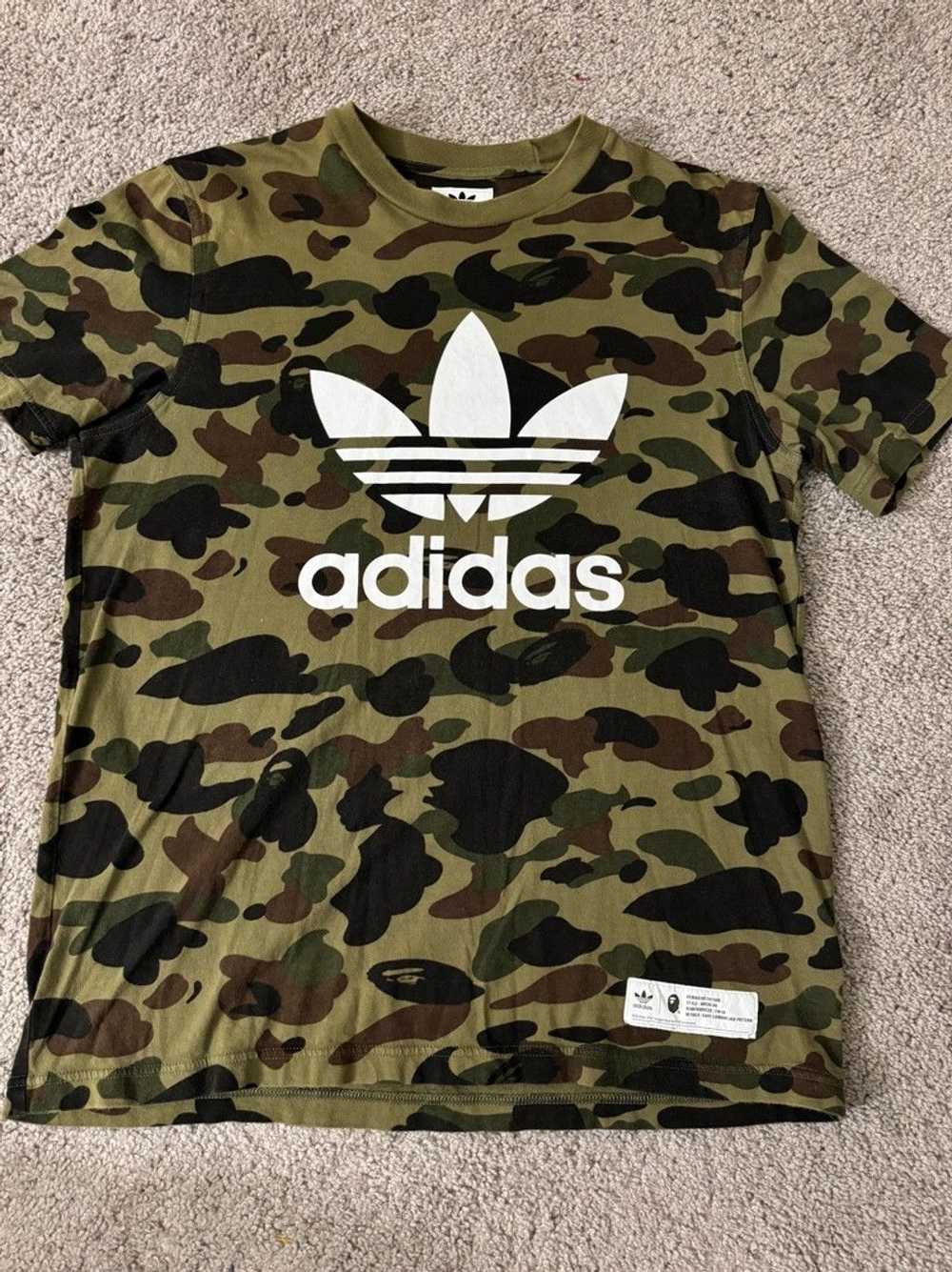 Bape Adidas Bape Camo Shirt XL - image 1