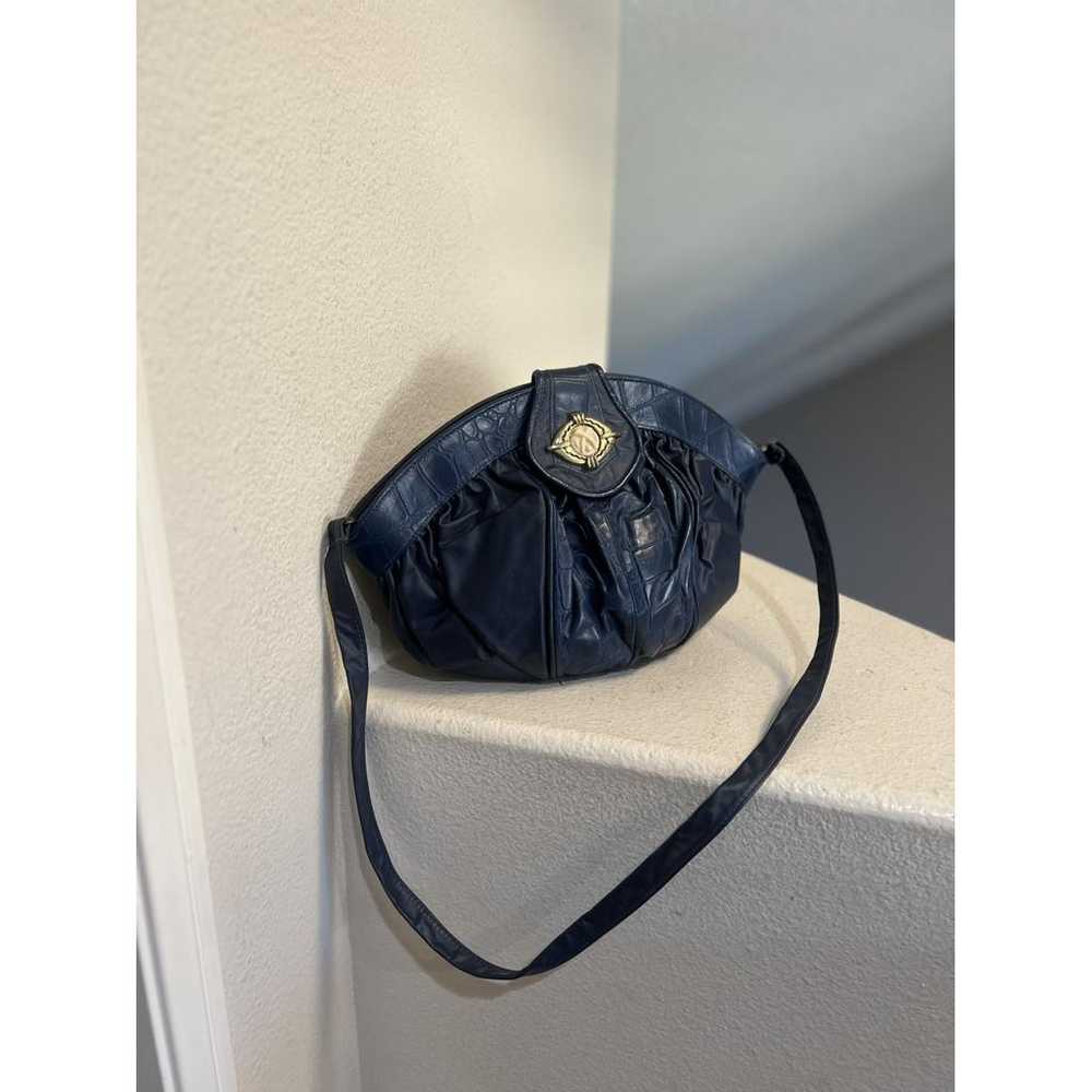 Non Signé / Unsigned Leather clutch bag - image 5