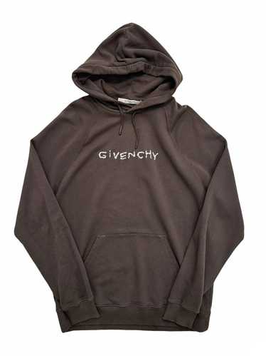 Givenchy Oversized Thread Embroidered Logo Hoodie