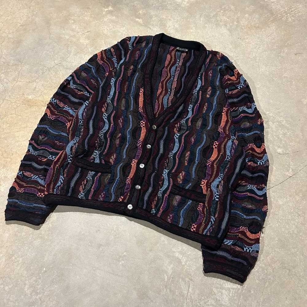 Coloured Cable Knit Sweater × Coogi × Vintage Cra… - image 2