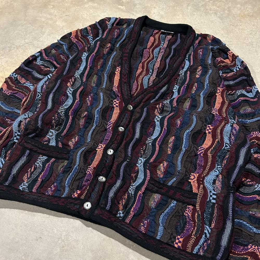 Coloured Cable Knit Sweater × Coogi × Vintage Cra… - image 3