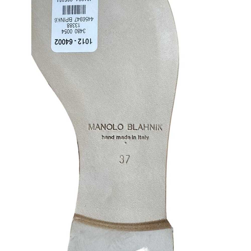 Manolo Blahnik Patent leather sandal - image 10