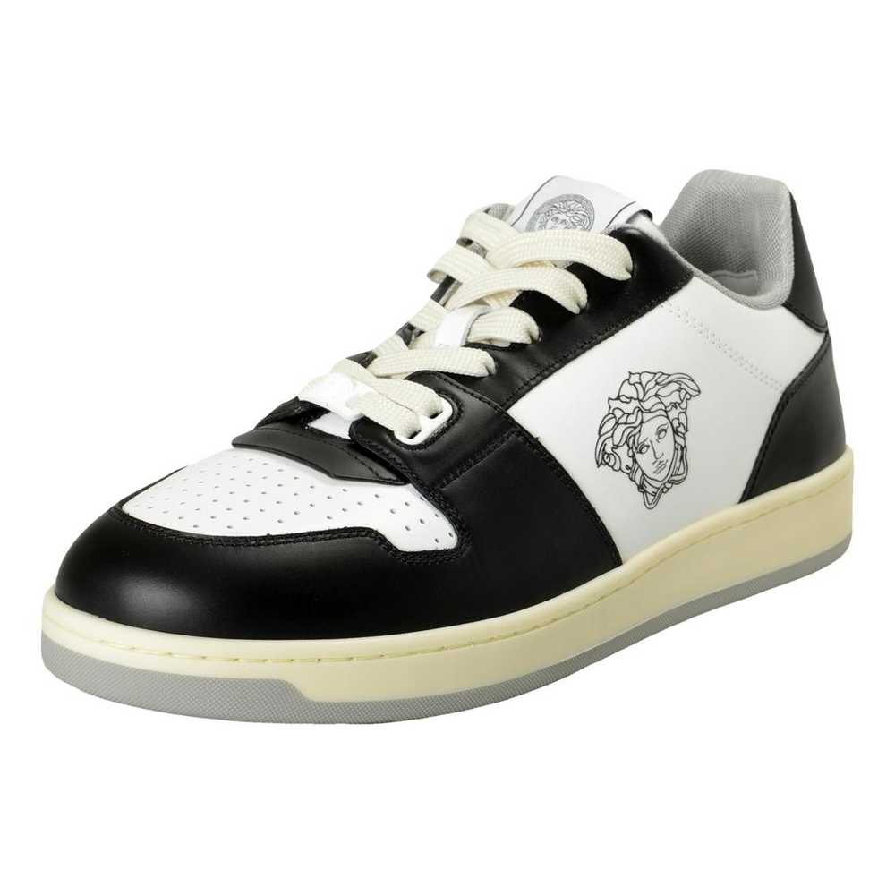 Versace Leather low trainers - image 1