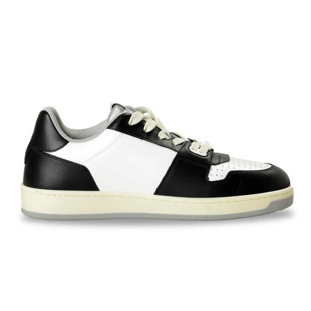 Versace Leather low trainers - image 5