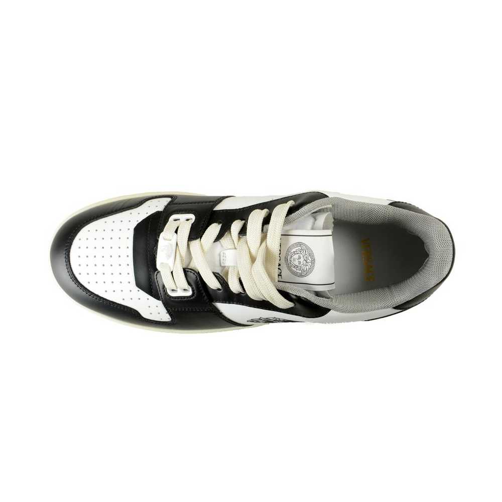 Versace Leather low trainers - image 7