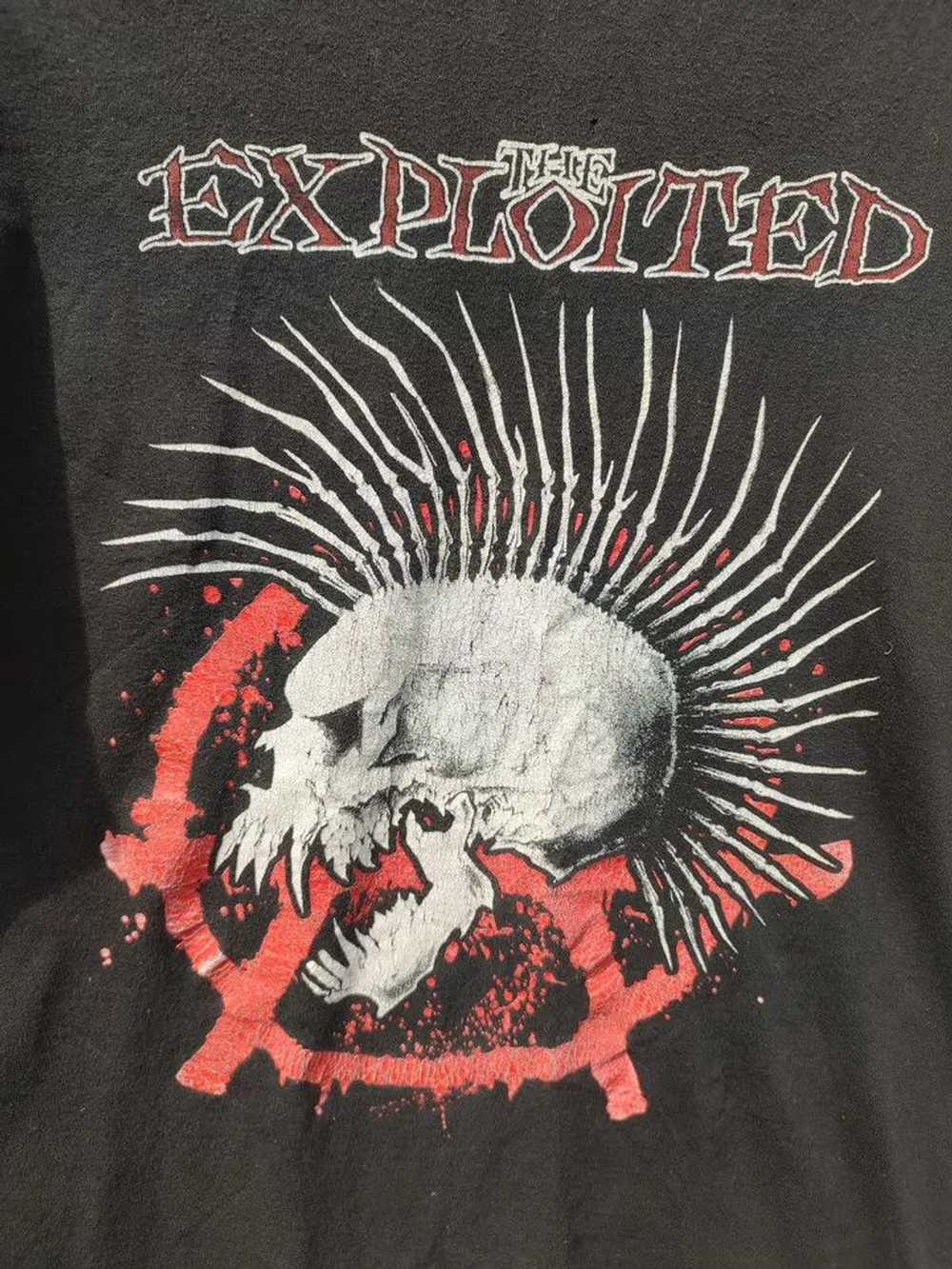 Vintage Rare The Exploited vintage shirt size L - image 2