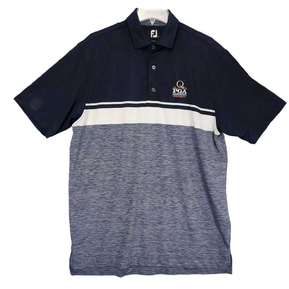 Footjoy Footjoy PGA Championship Mens L Navy Stri… - image 1