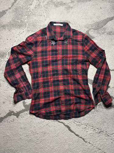 Givenchy Givenchy Star Plaid Flannel Shirt - image 1