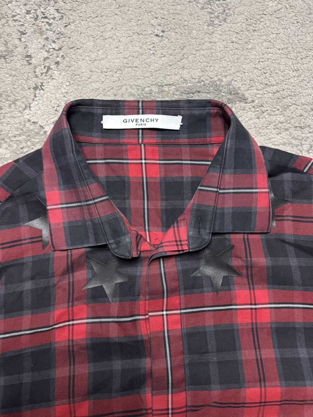 Givenchy Givenchy Star Plaid Flannel Shirt - image 2